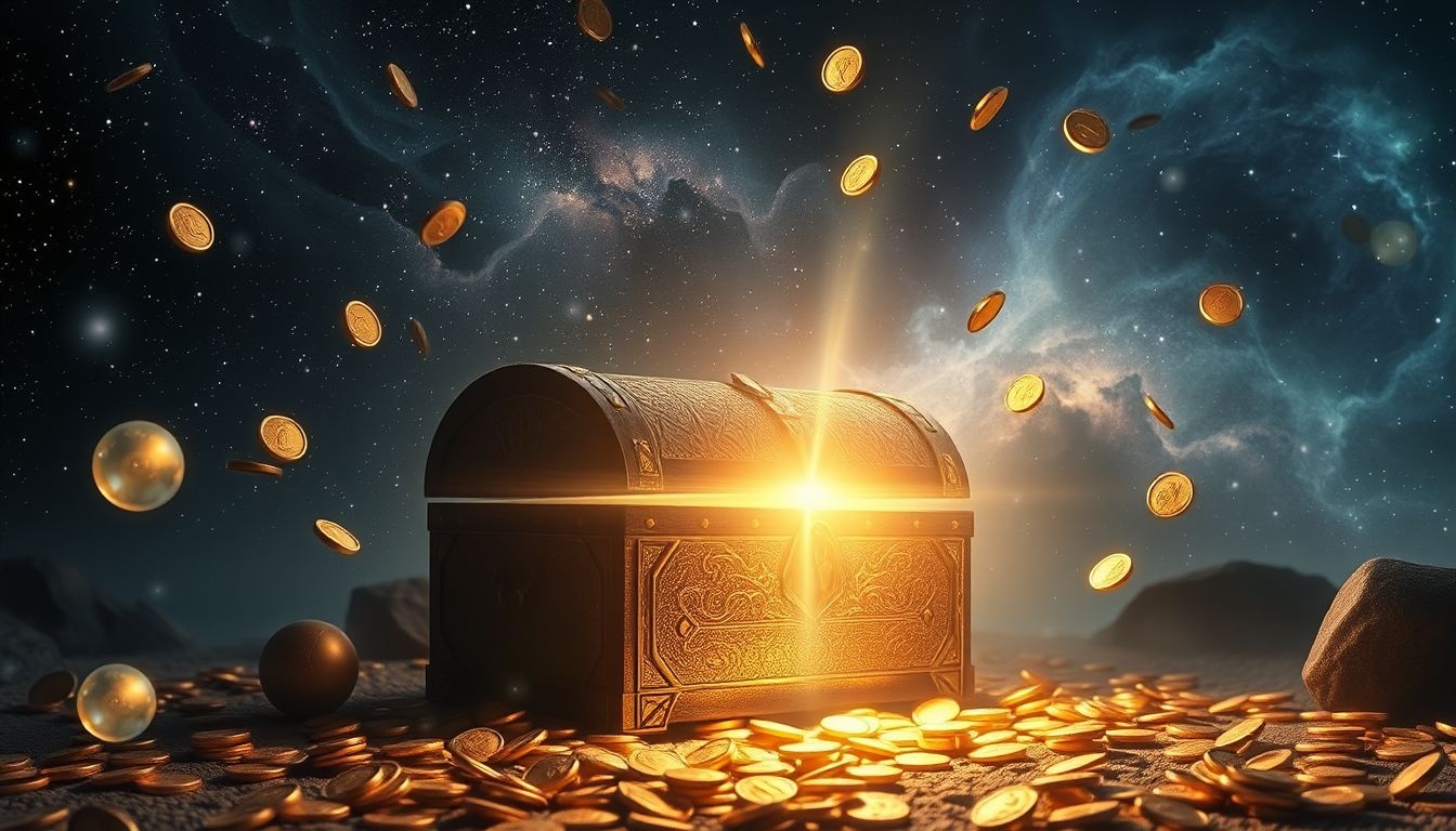 Een geldkist openen symboliseert nieuwe financiële kansen en rijkdom.