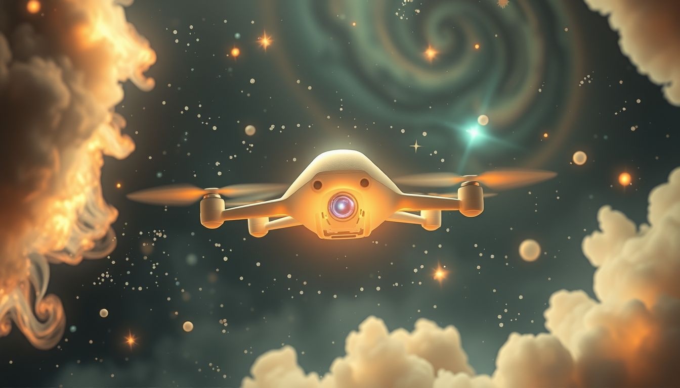 Dromen over dronecamera symboliseren controle en verborgen observaties.