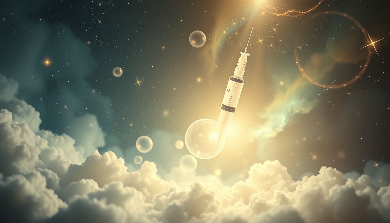 Droom 11 symboliseert angst voor controleverlies door injectiespuit.