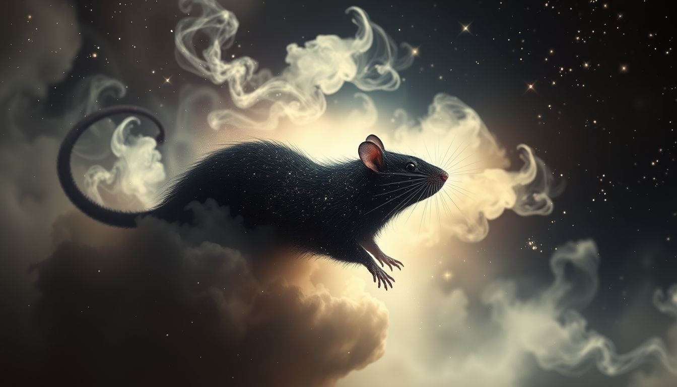 Droom 12 onthult zwarte rat als symbool van verborgen angsten.
