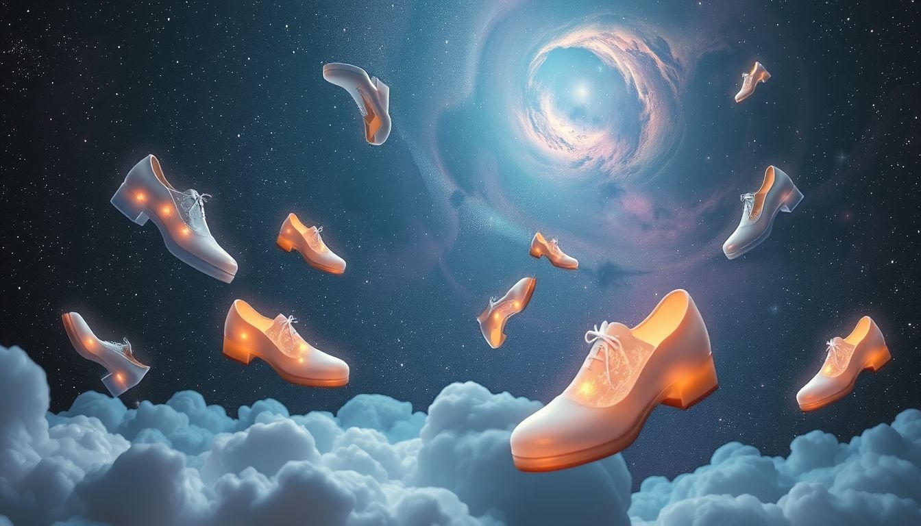 Dromen over schoenen van verschillende merken symboliseert innerlijke conflictsituaties.