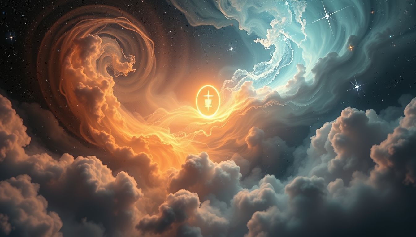 Droom 14 symboliseert spirituele groei door het bewegen van monstrans.