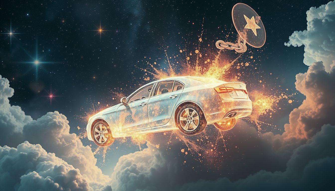 Droomt van een gestolen auto? Onverzekerdheid weerspiegelt onzekerheid.