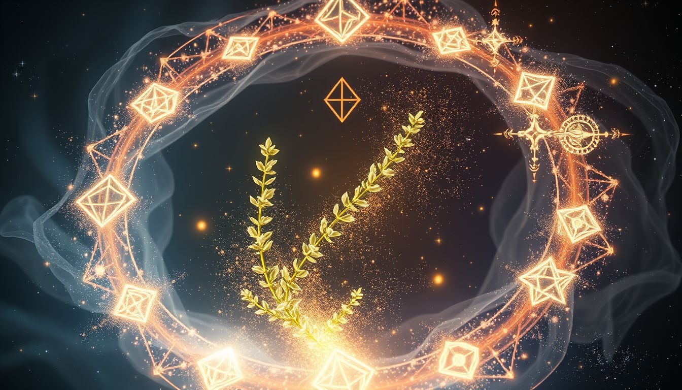 Tijm in dromen symboliseert zuivering en spirituele groei.