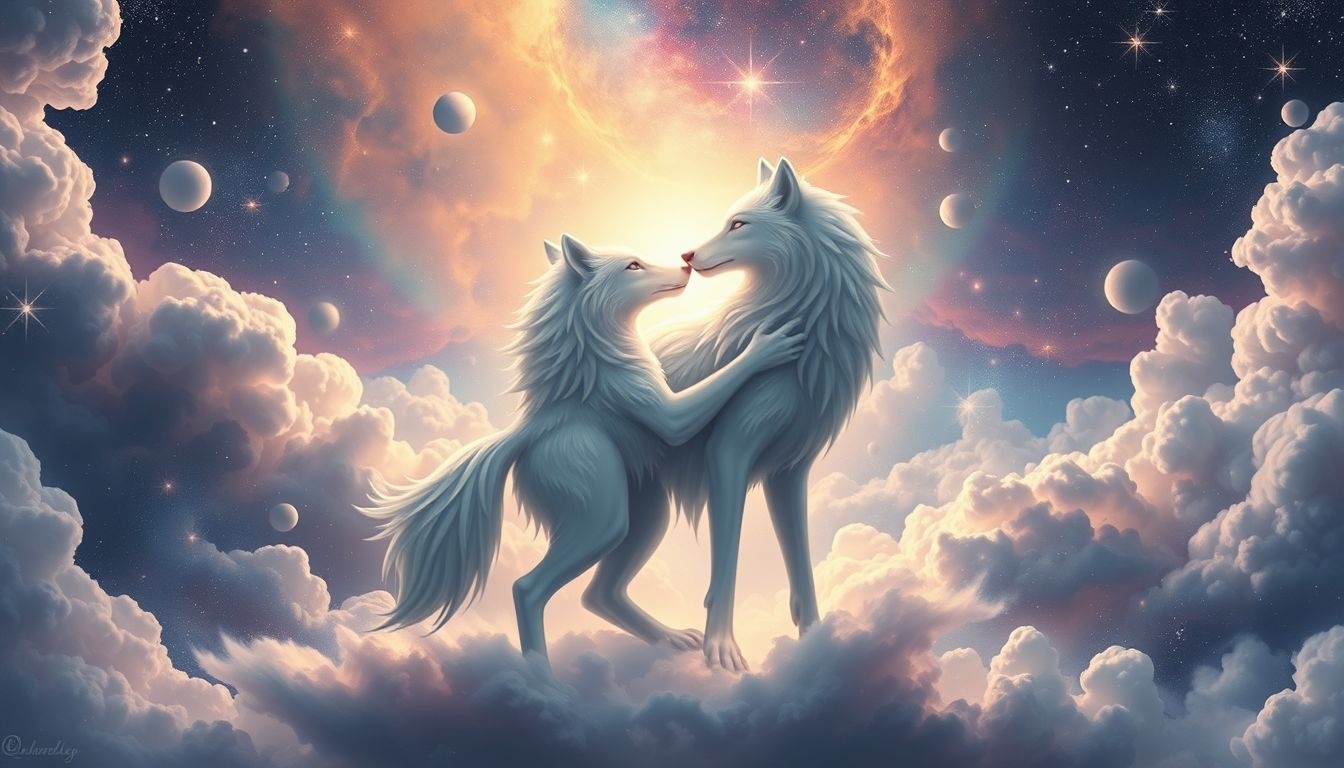 Parende wolven symboliseren instinct, passie en diepe loyaliteit in dromen.