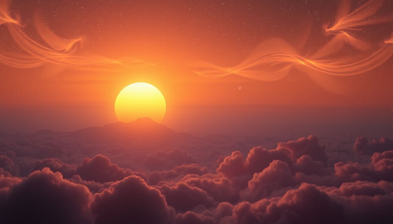 Een ondergaande zon in je droom symboliseert het einde van iets.