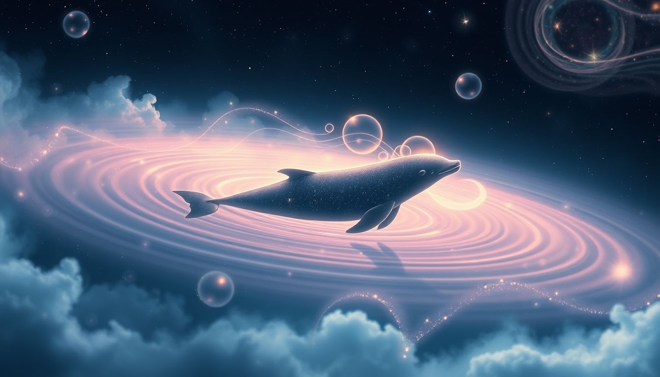 Een bruinvis horen fluiten symboliseert intuïtie en innerlijke rust.