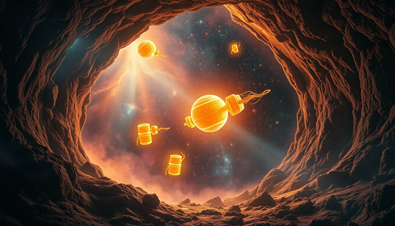 Dromen over dynamiet in een mijn symboliseert onderdrukte spanningen en risico’s.