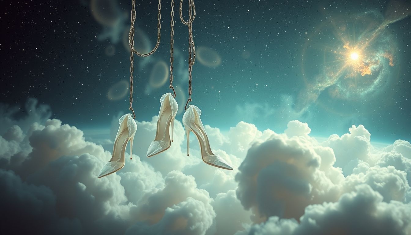 Dromen over stilettohakken kunnen gevoelens van beperking en kracht symboliseren.
