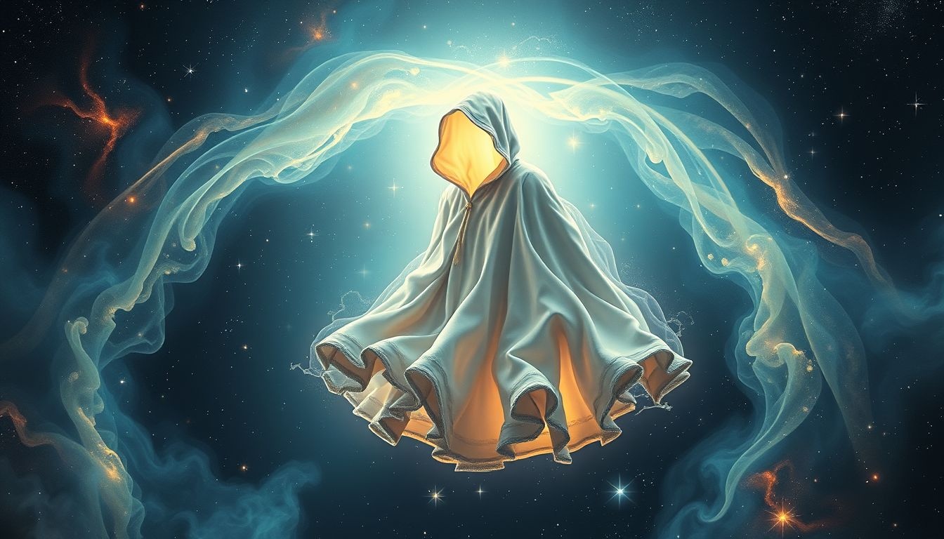 Een jas met capuchon symboliseert bescherming tegen emotionele kwetsbaarheid.