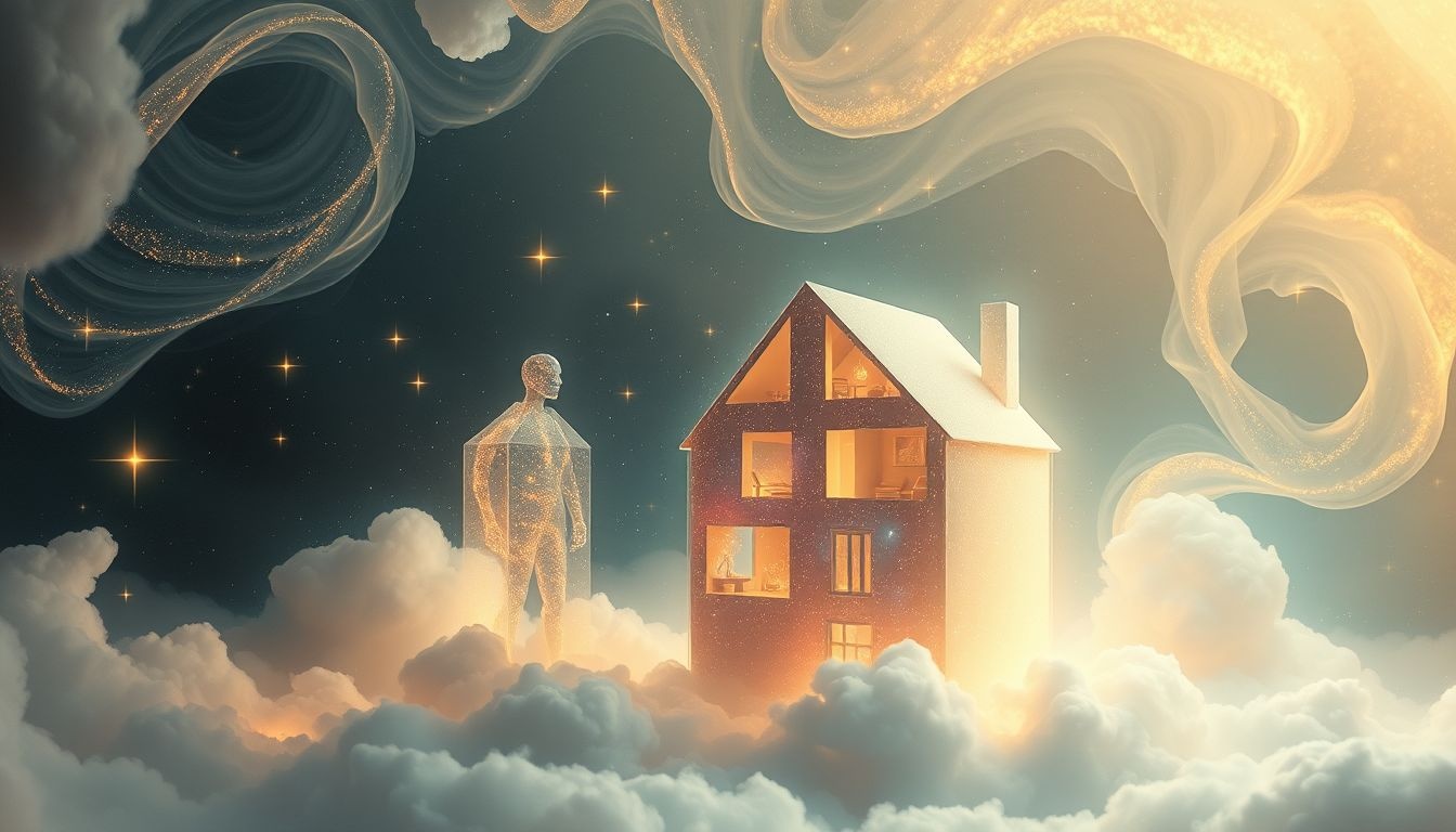 Een huis bouwen symboliseert persoonlijke groei en nieuwe levensfasen.