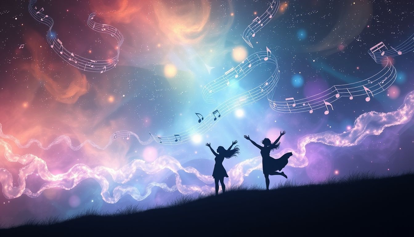 Dromen over vrolijkheid benadrukken innerlijke rust dankzij muziek.