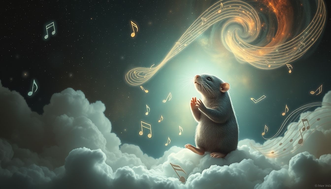 Een zingende mol symboliseert verborgen talenten die ontdekt worden.