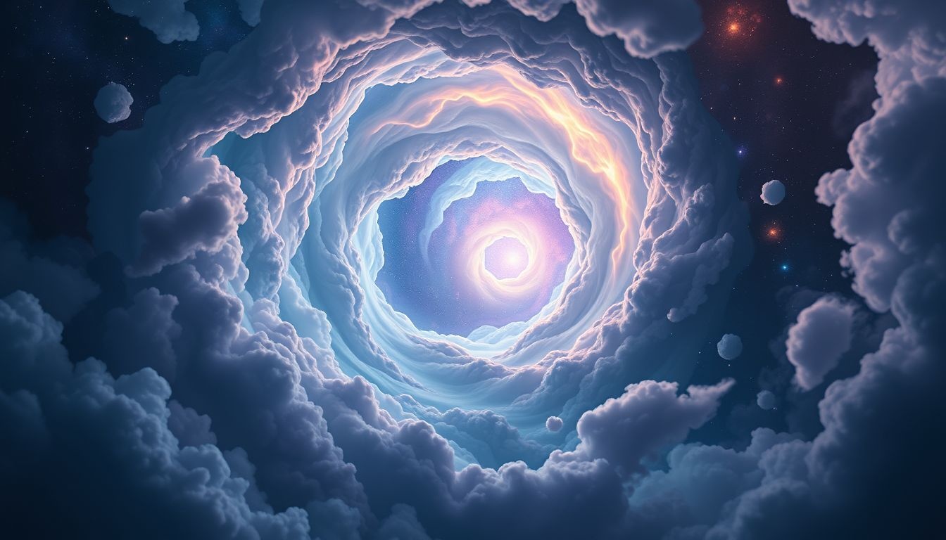 Dromen over omlaag draaien in een vortex symboliseren loslaten van controle.