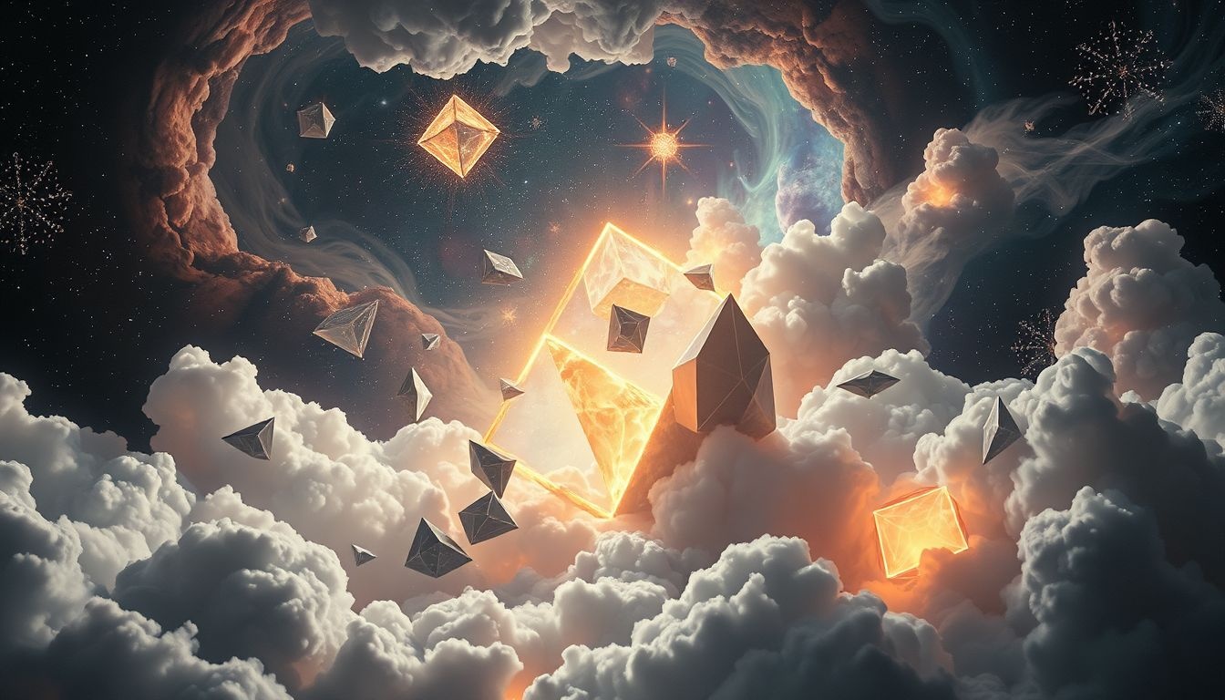 Een gebroken sjabloon symboliseert het doorbreken van beperkingen en regels.
