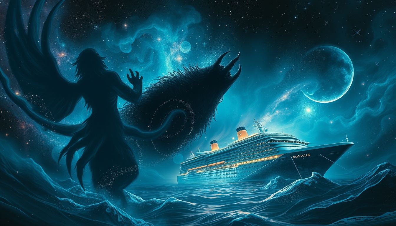 Droom 32 symboliseert confrontatie met innerlijke angsten op zee.