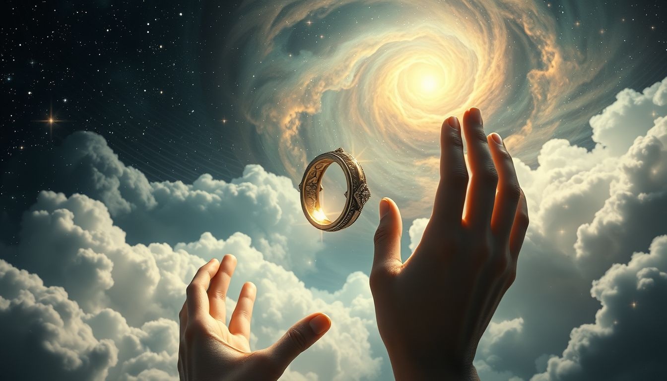 Het erven van een antieke ring symboliseert verbondenheid met verleden.