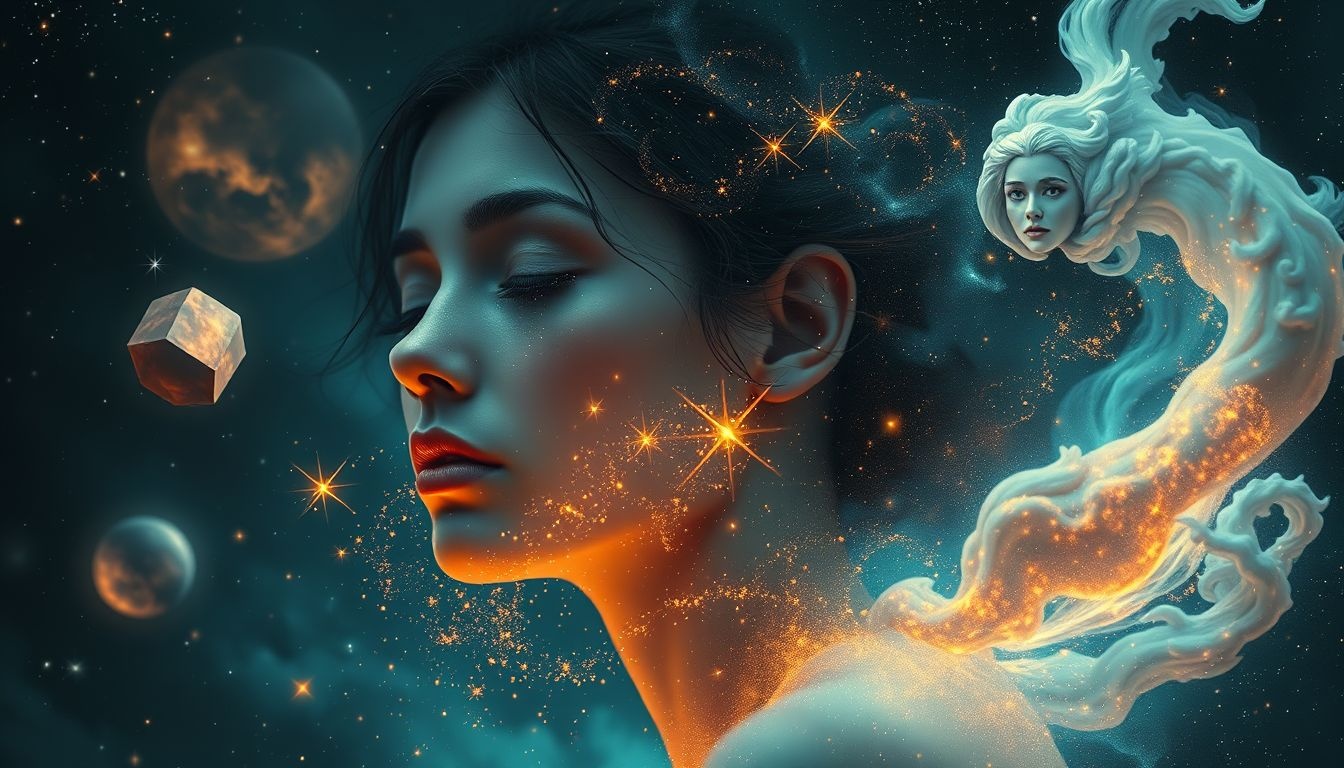 Een meid die huilt kan innerlijke onrust en verdriet symboliseren.