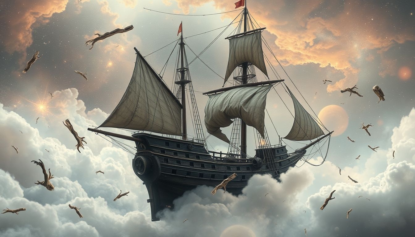 Het charteren van een oud zeeschip symboliseert avontuur en nostalgie.
