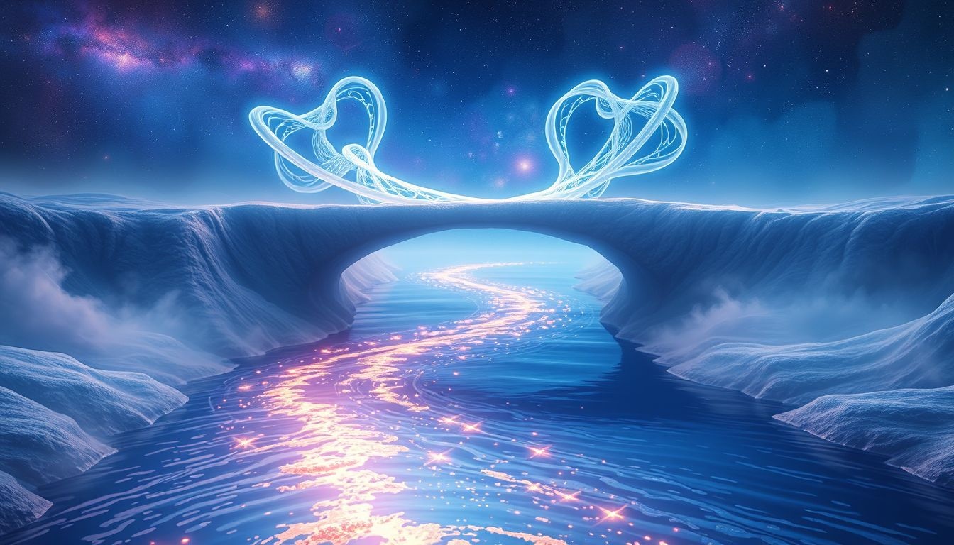 Een rivier oversteken symboliseert verandering en persoonlijke groei.