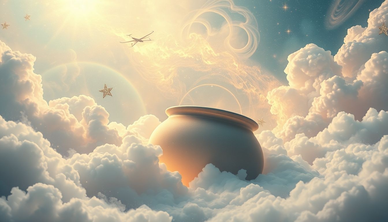 Een grote pot begraven symboliseert het verbergen van diep verborgen emoties.