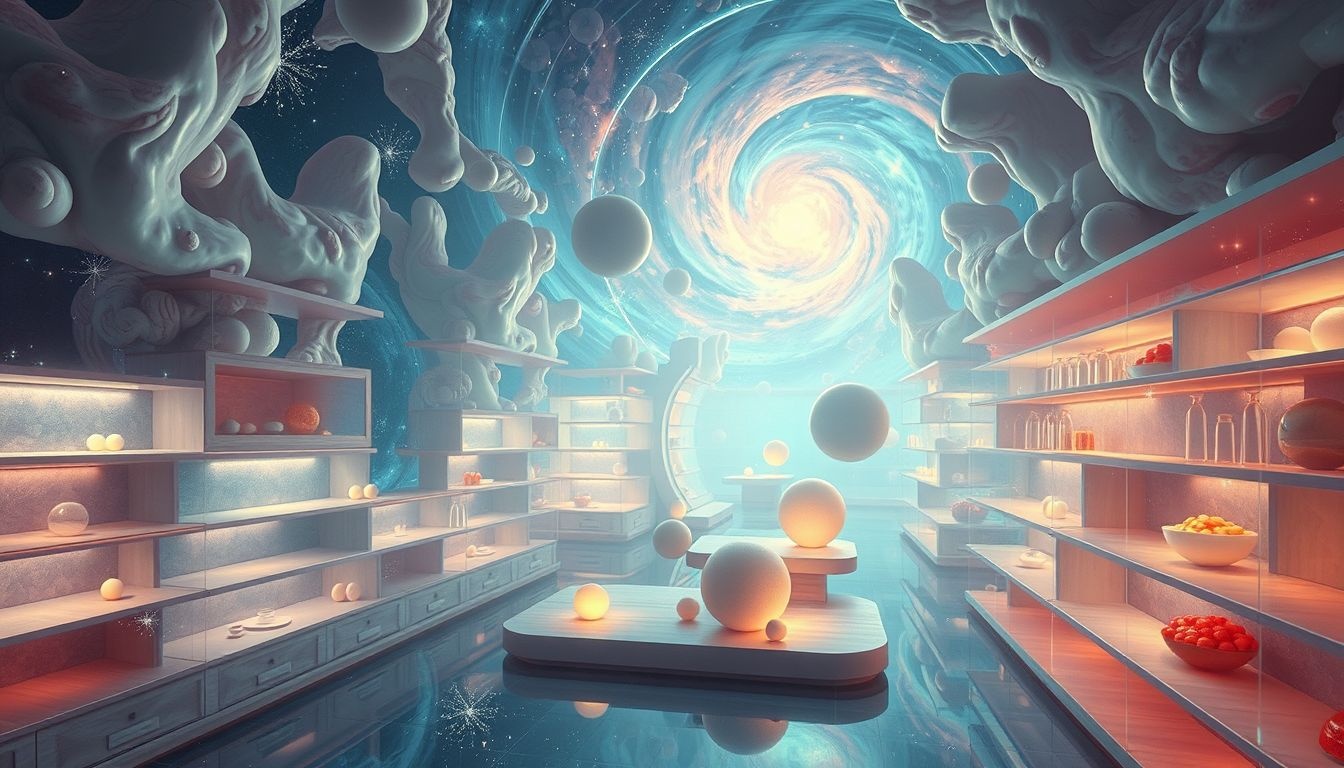 Verdwalen in een dispensarium symboliseert onzekerheid over gezondheidsbeslissingen.
