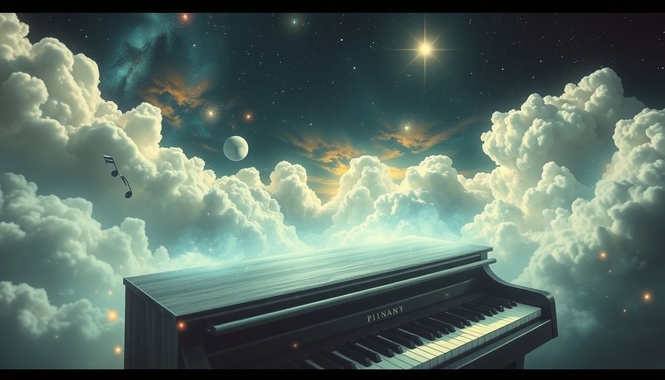 Spelen op een antieke piano symboliseert verbinding met verleden emoties.