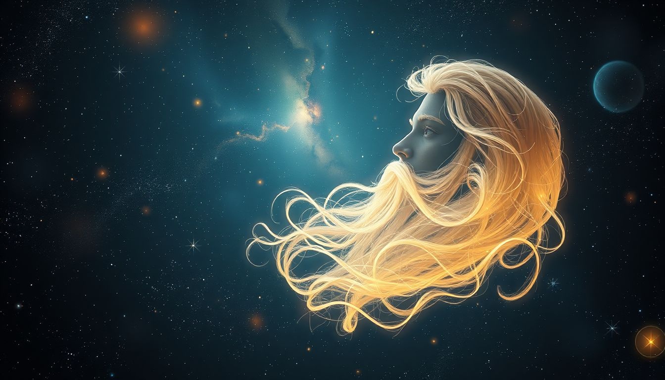 Een blonde baard symboliseert vaak onschuld en nieuwe inzichten.