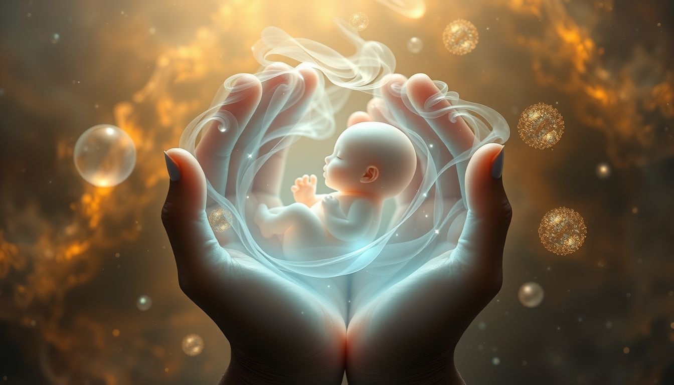 Een embryo in dromen symboliseert nieuw begin en kwetsbare bescherming.