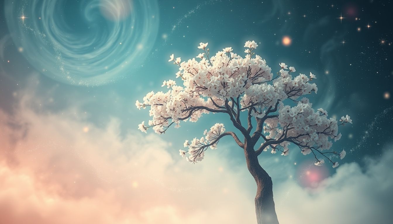 Droom van een kersenboom in de zomer symboliseert vruchtbaarheid en groei.