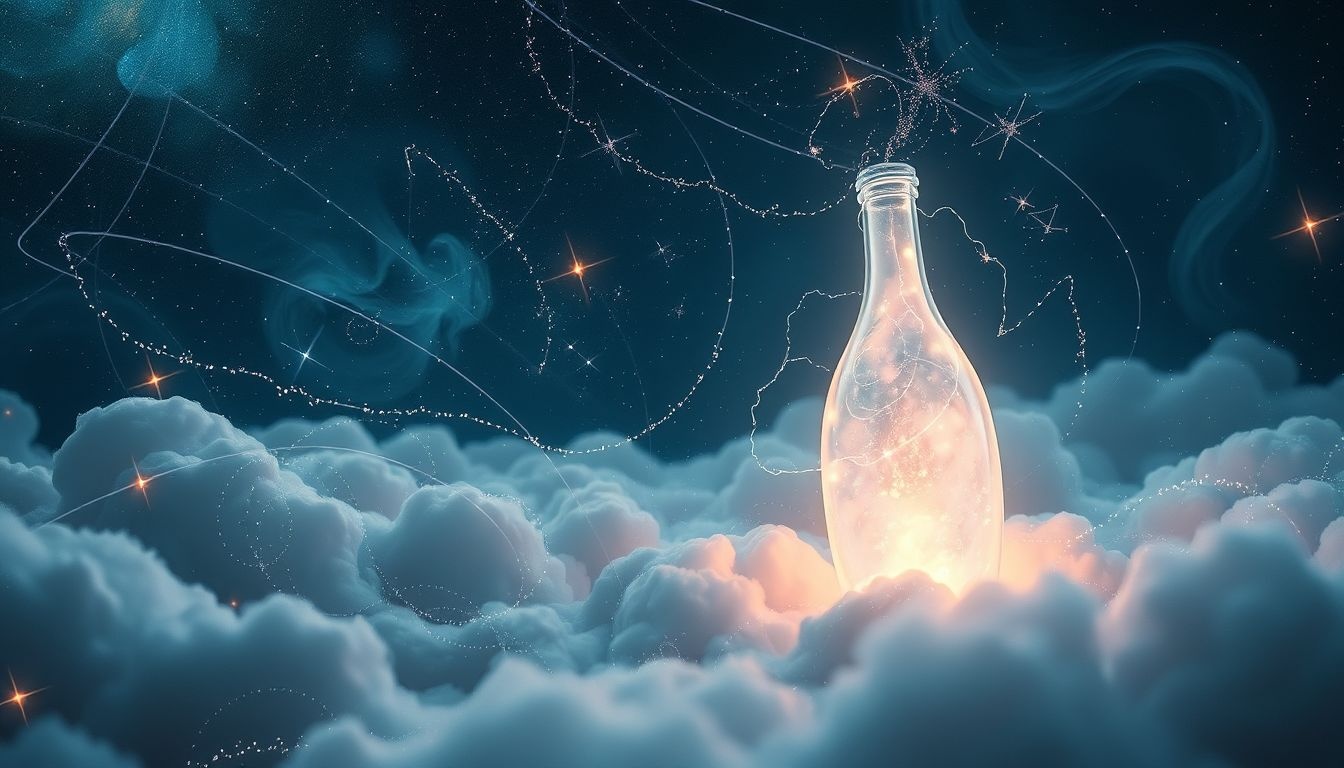 Een fles wodka in dromen symboliseert vaak verborgen emoties of verleiding.