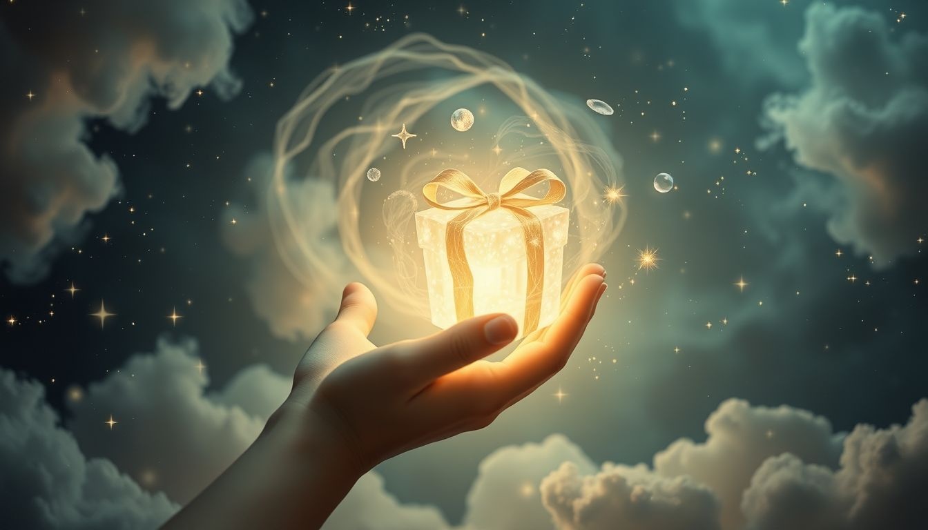 Een geschenk in dromen symboliseert onverwachte kansen en waardering.