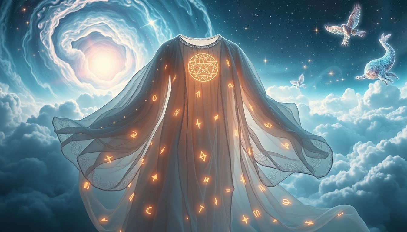 Een gewaad onthult verborgen boodschappen en spirituele intuïtie in dromen.