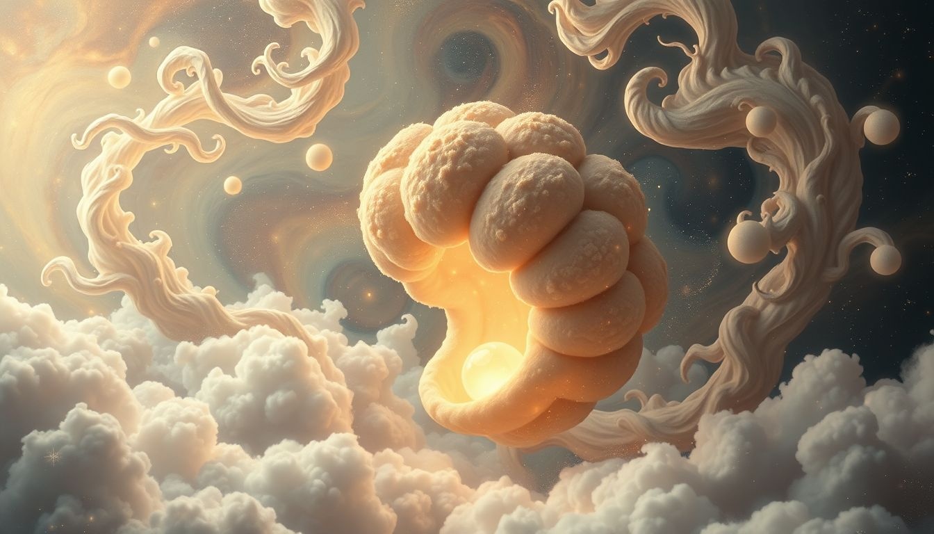 Een groeiende kruimeltaart in dromen symboliseert overvloed en succes.
