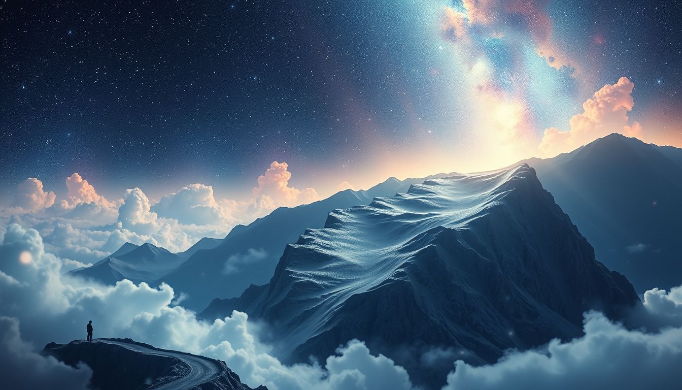 Rijbanen in bergen symboliseren uitdagingen en persoonlijke groei in dromen.