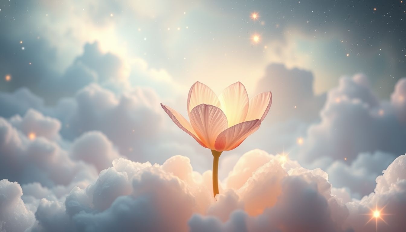 Een bevroren bloem ontdooien symboliseert het ontwaken van verborgen liefde.