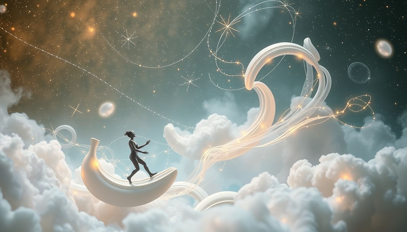 Slippen op een bananenschil symboliseert onverwachte domme fouten in dromen.