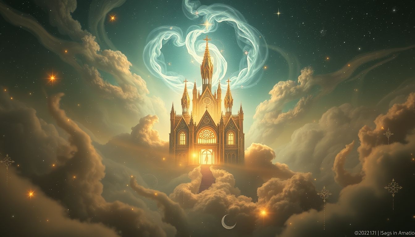 Dromen over kerken symboliseren vaak innerlijke zoektocht en spirituele groei.