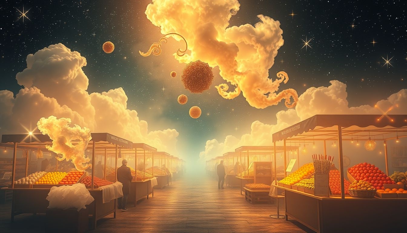 Dromen van Franse markten symboliseert verlangen naar nieuwe ervaringen.