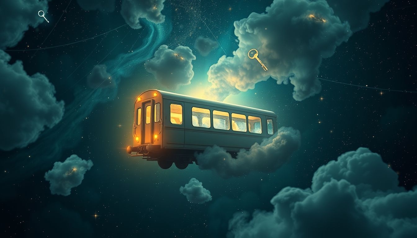 Dromen over iets vinden in een slaapwagen symboliseert onverwachte ontdekkingen.