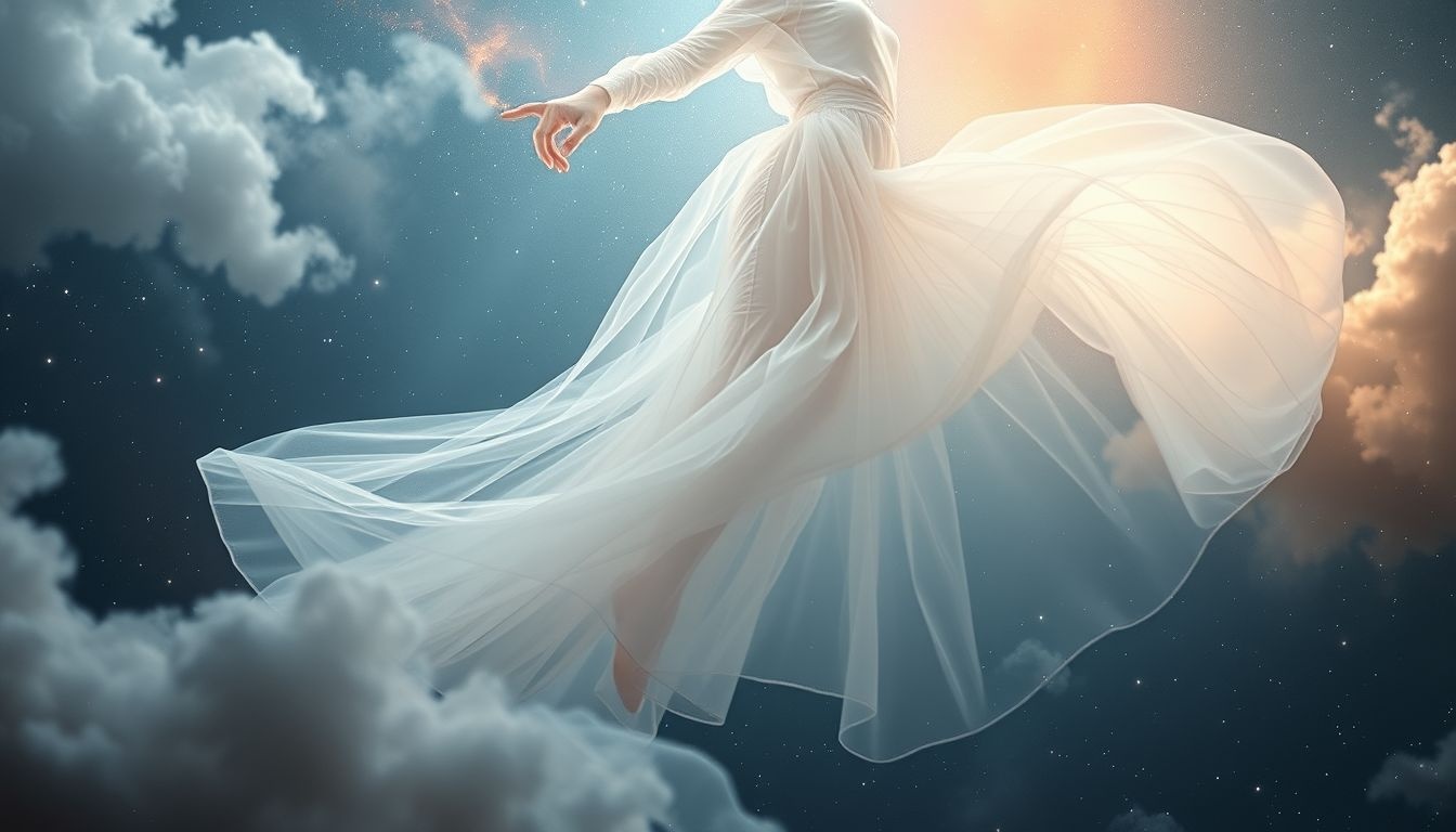 Dromen over dansen in een tulle rok symboliseert lichte vrijheid en vreugde.