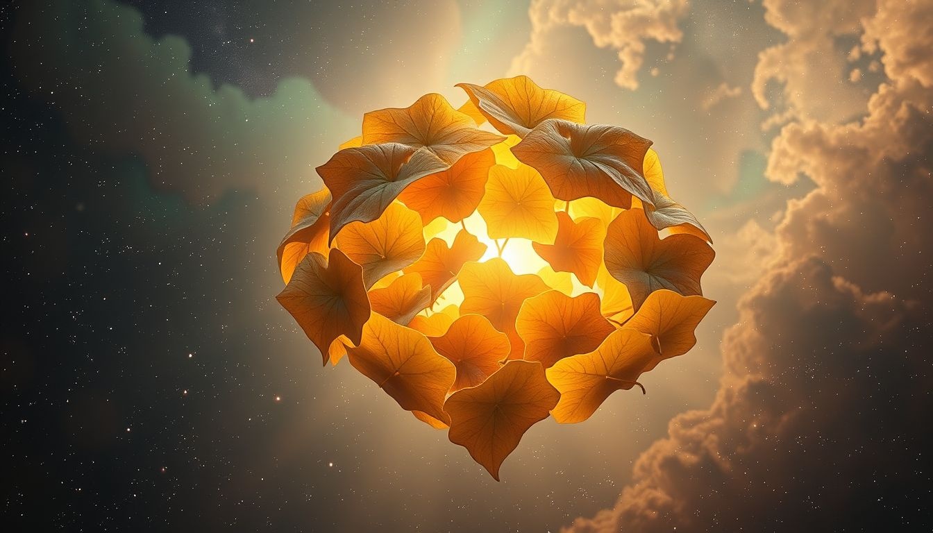 Druivenbladeren symboliseren dromen bescherming en warme geborgenheid.