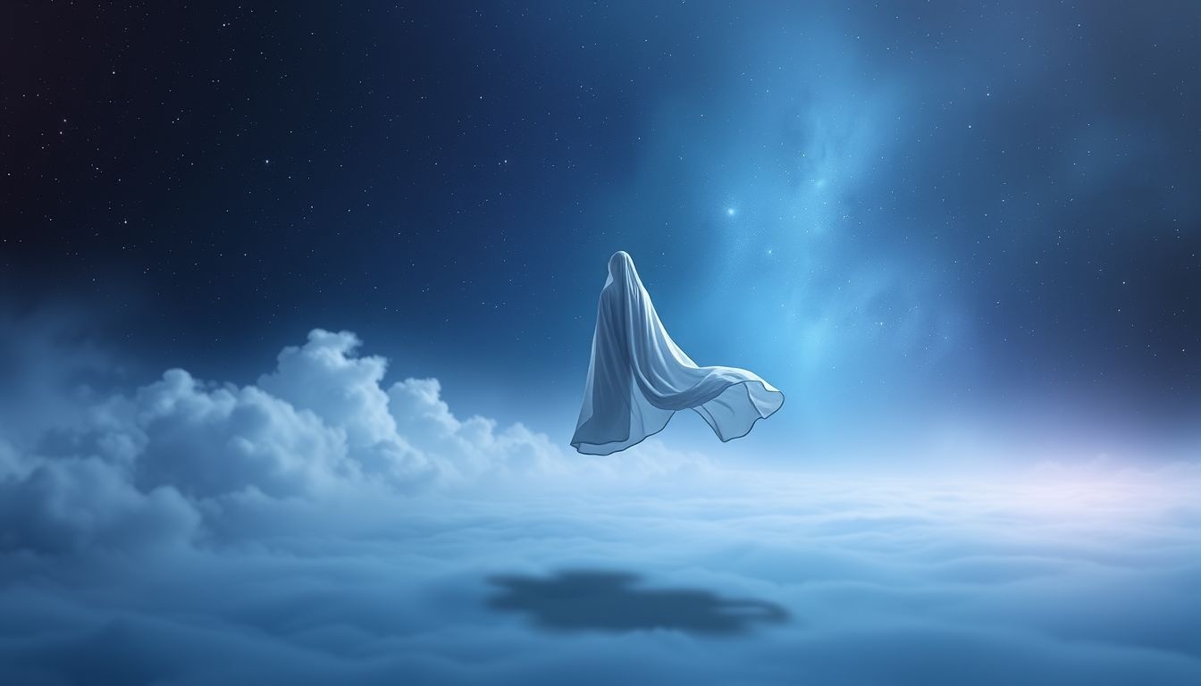 Dromen over een chador symboliseert vaak bescherming in leegte.