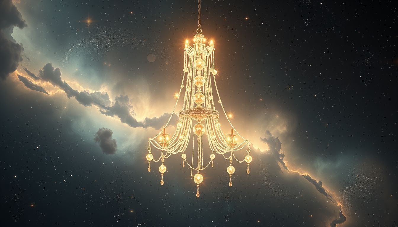 Dromen over kroonluchters symboliseren vaak luxe en duidelijkheid.