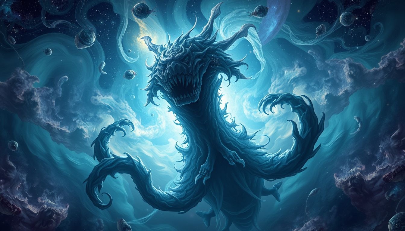 Dromen over onderwatermonsters onthullen vaak diep verborgen angst en trauma.