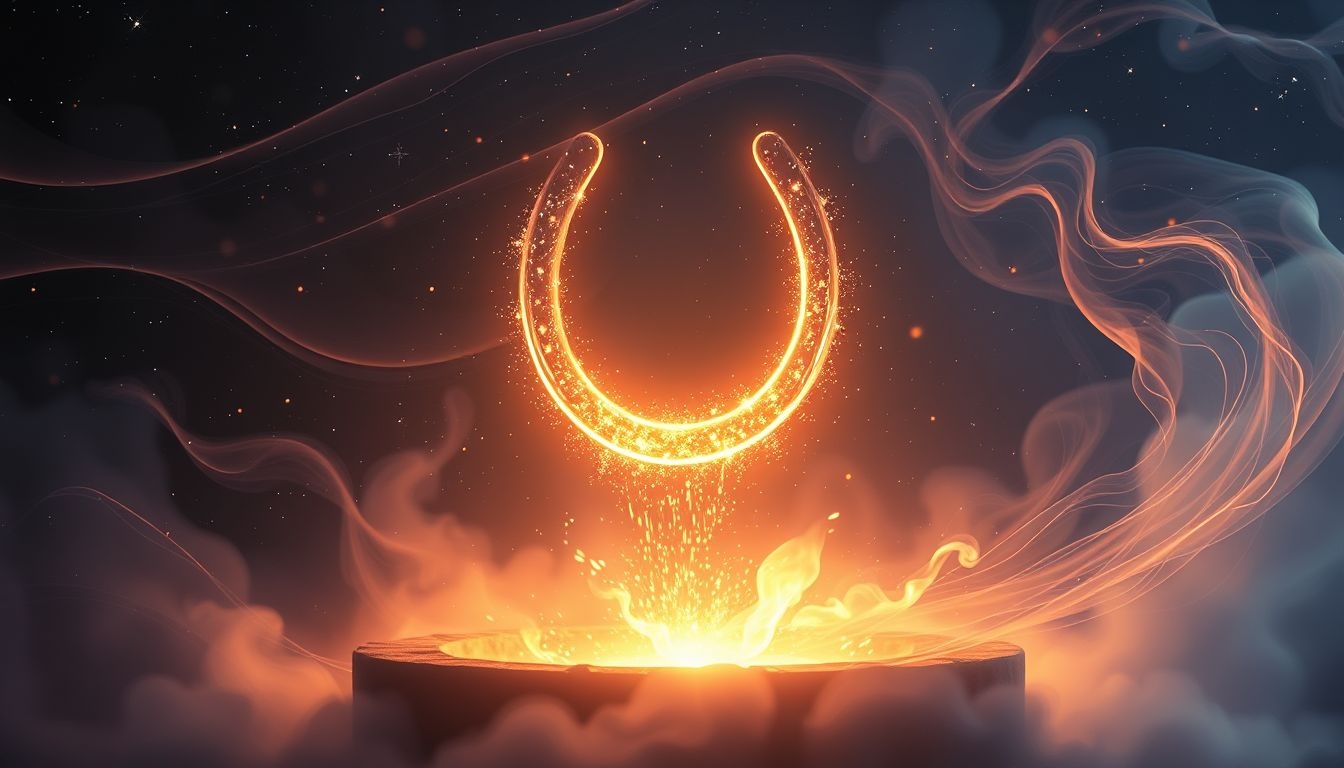 Dromen over het smeden van een paardenhoefijzer symboliseert nieuwe kansen.