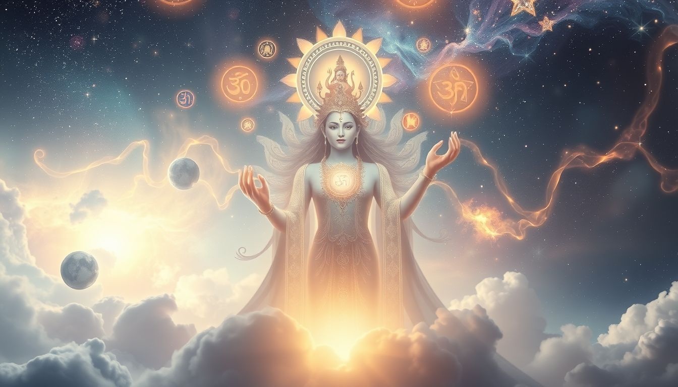 Dromen over een Sanskriet godheid symboliseert spirituele groei en bescherming.
