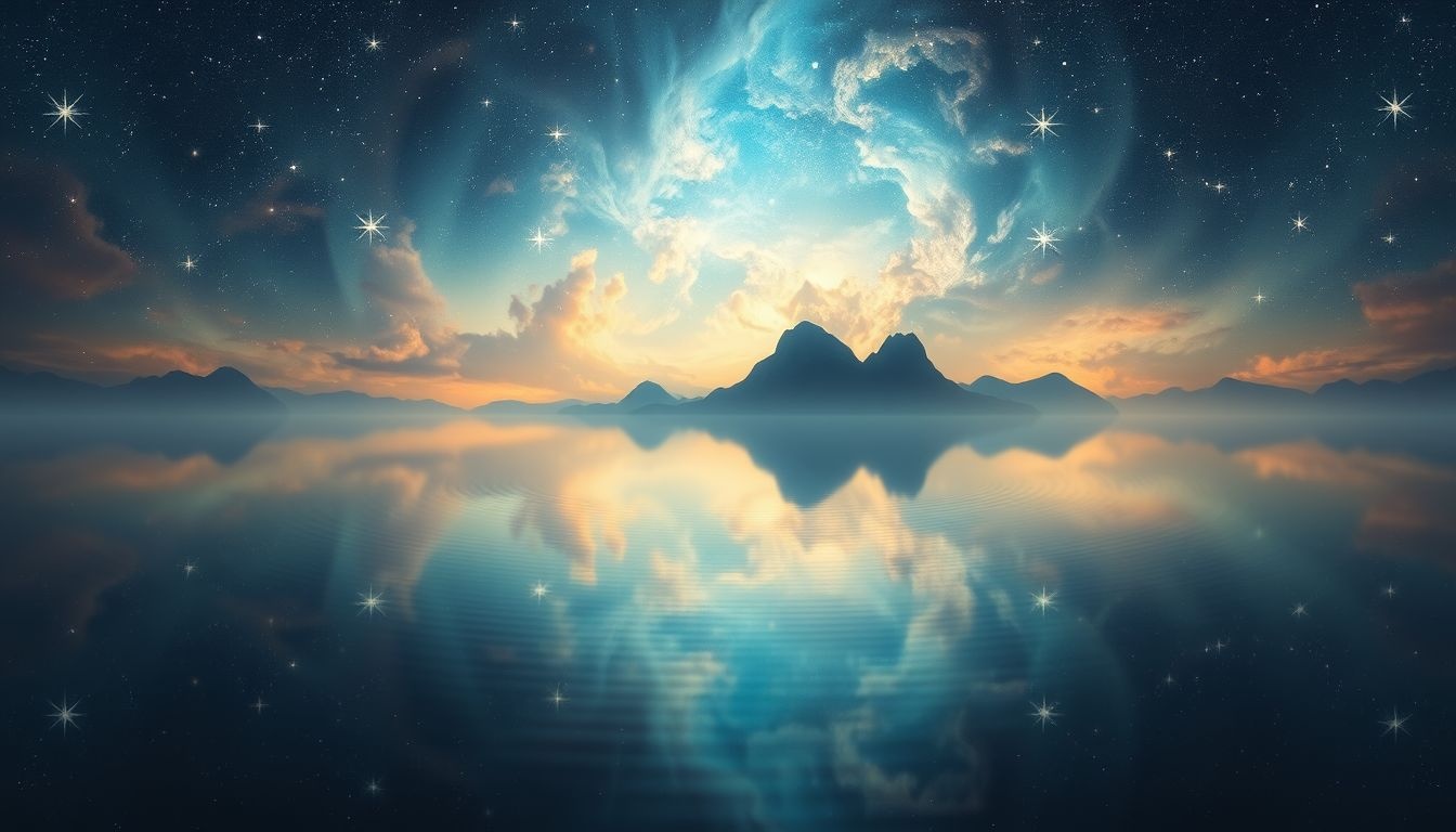 Dromen over een stil meer symboliseren innerlijke rust en harmonie.