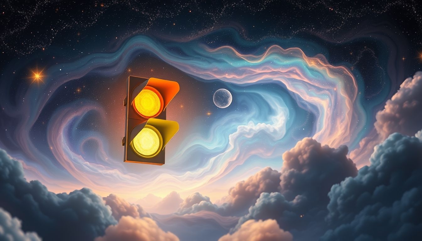 Dromen over verkeerslichten symboliseren vaak keuzes en waarschuwingen in je leven.