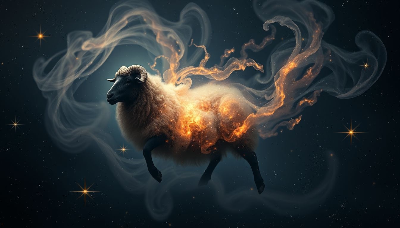 Een zwart schaap in dromen symboliseert vaak anders-zijn of onzekerheid.